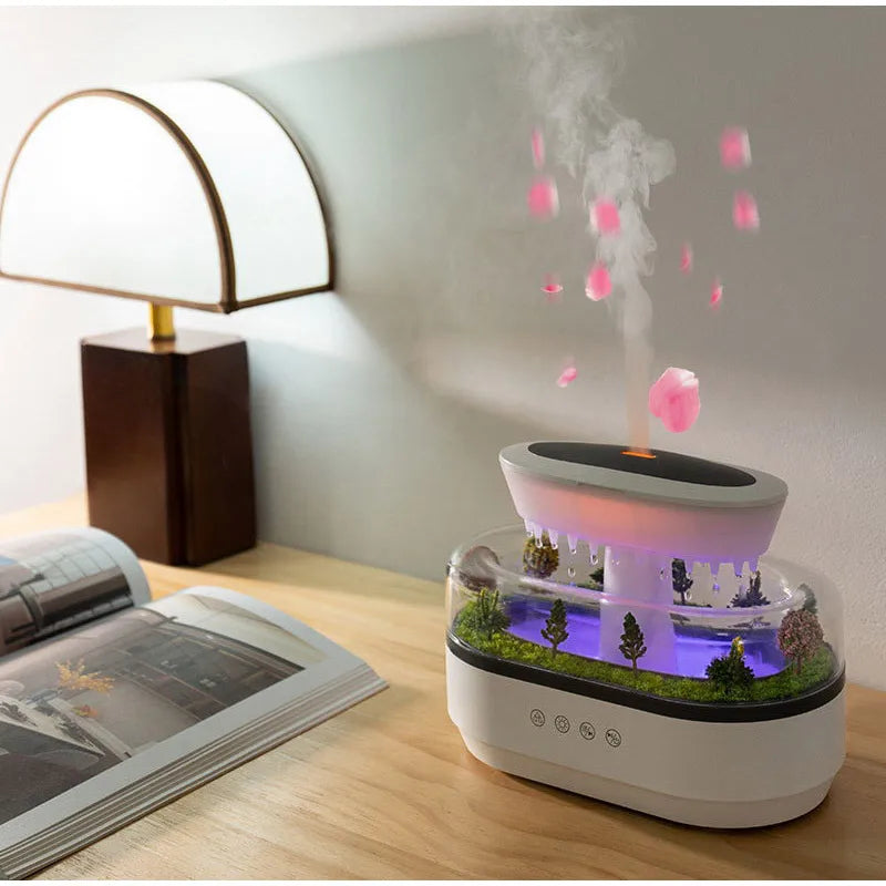 RainGlow Aromatherapy Oasis Humidifier Lamp