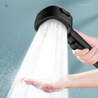 High Pressure Shower Head Water Saving 3 Modes Shower Heads Adjustable One-Key Stop Water Massage Sprayer Bathroom Accessories