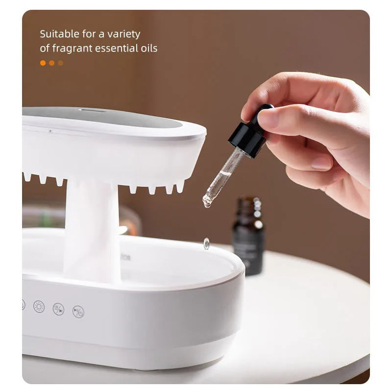 RainGlow Aromatherapy Oasis Humidifier Lamp