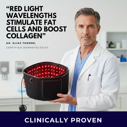 Themytom Pro Red Light Therapy Belt - Pain Relief, Skin Tightening & Wrinkle Support